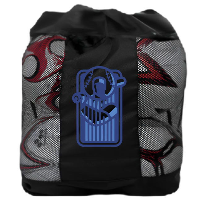 Custom Small Mesh Ball Bag w/ Shoulder Strap