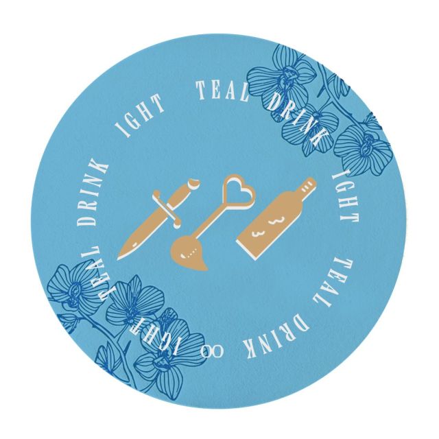 Full Color Paperboard Promotional Coaster - 3.54" dia.