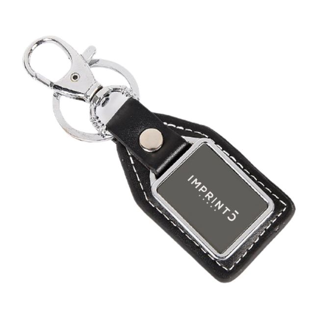 Promotional Metal PU Leather Gift Keychain
