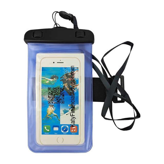 Promotional Waterproof Cell Phone Pouch w/ Armband
