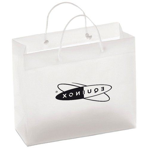 Frosted Euro Tote Custom Tote Bag - 10"w x 8"h x 4"d