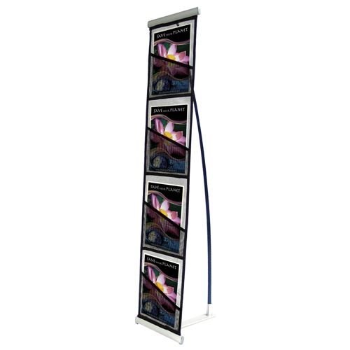 Exhibitor Literature Display - 11"w x 54"h x 15"d - Blank