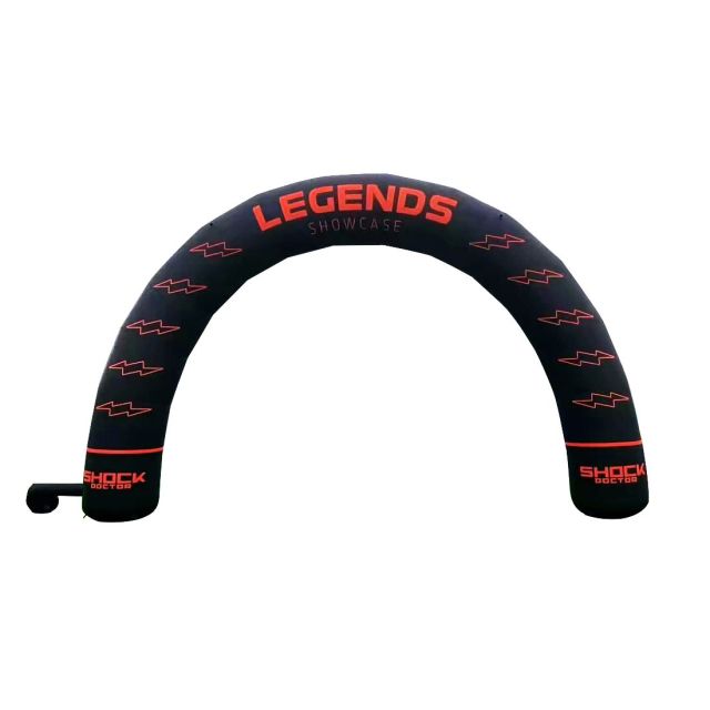Full Color Custom 33' Round Inflatable Arch Display Kit