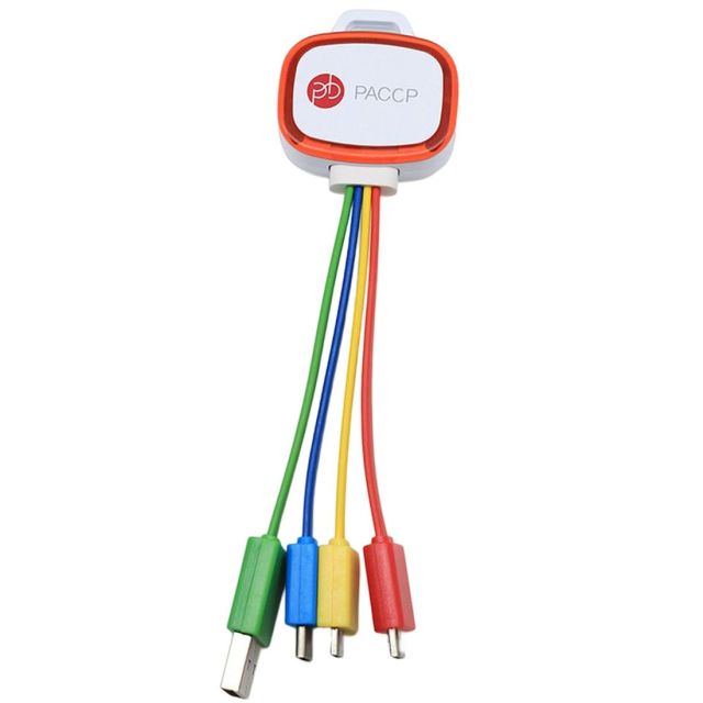 Light Up 4-in-1 USB Custom Charger Cord Set