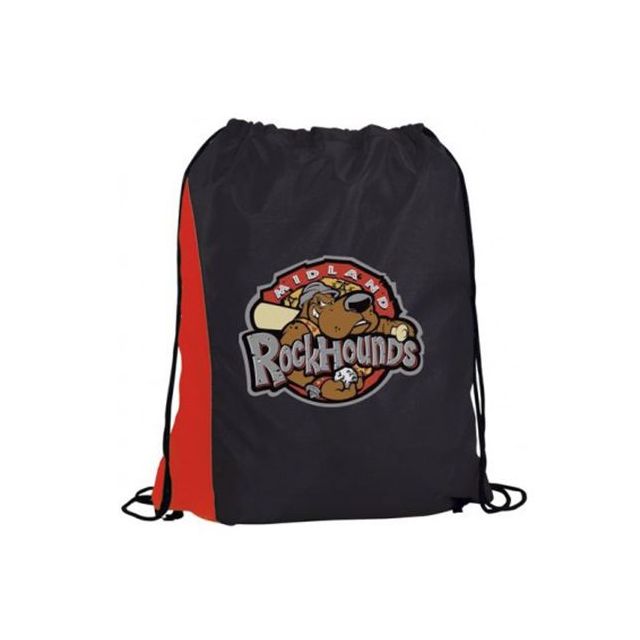Custom Two-tone Drawstring Backpack - 13"w x 15"h