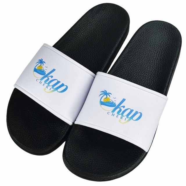 Full Color Custom PVC Non-Slip Bathroom Slippers