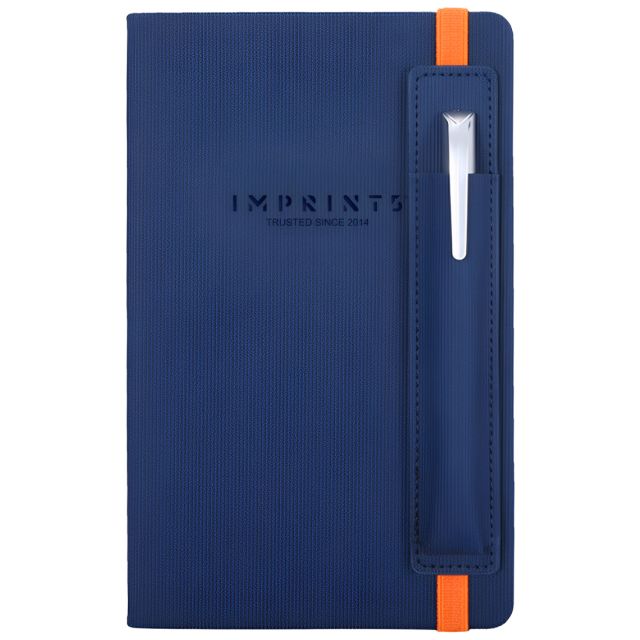 Custom A5 PU Leather Notebook w/ Pen Pouch