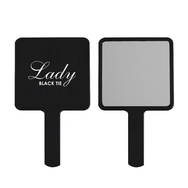 Custom Full Color Hand Held Cosmetic Mirror