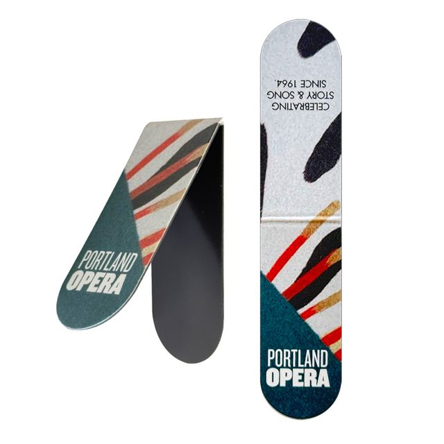 Full Color Custom Magnetic Bookmark - 4.72"w x 0.98"h