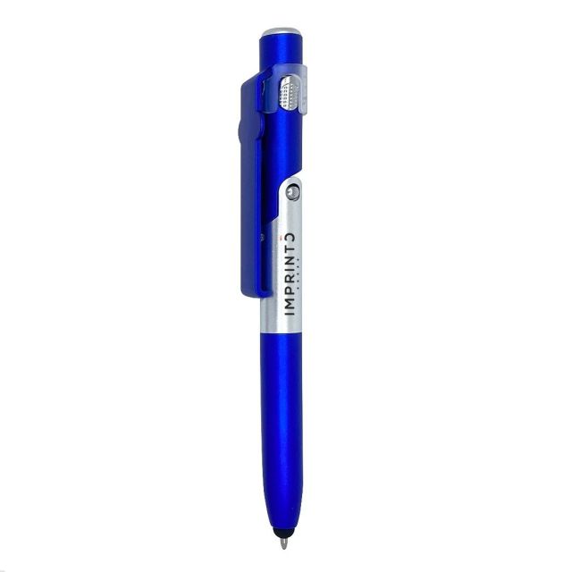 Promotional 4-in-1 Multi-Purpose Stylus Pen w/ Phone Stand
