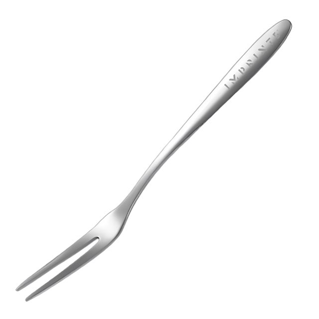 Custom Stainless Steel 2 Teeth Fruit Fork