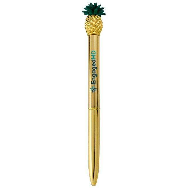 Custom Pineapple Topped Ballpoint Pen