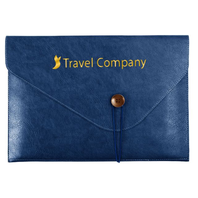 Custom Premium Leatherette A4 Document Envelope