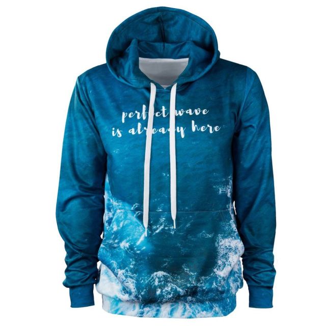 Sublimation Pullover Hooded Custom Sweatshirt