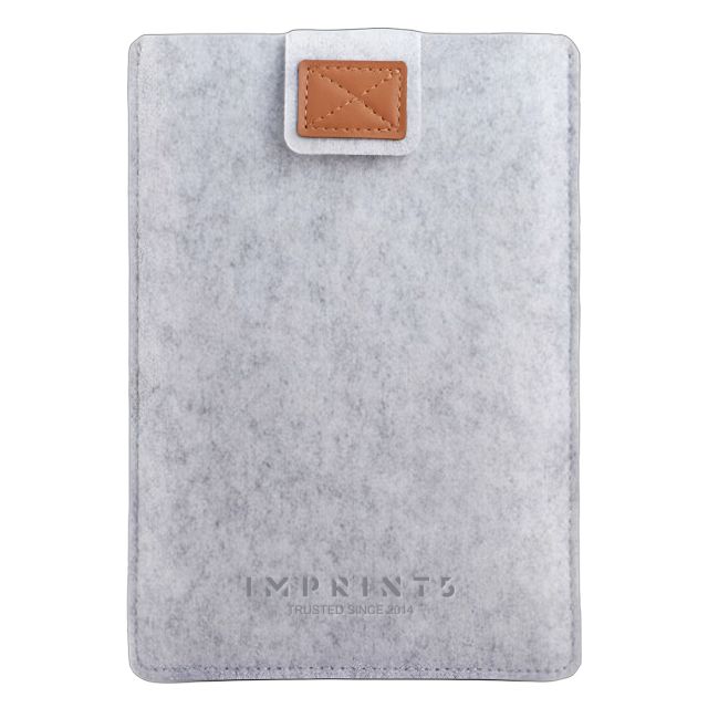 Custom Felt Laptop Sleeve w/ Flip Top Closure