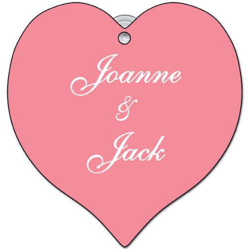 Promotional Window Sign - Heart Shaped - 8"w x 8"h