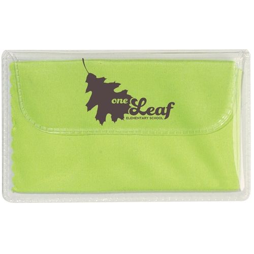 Full Color Custom Microfiber Cleaning Cloth In Case - 6"x 6"