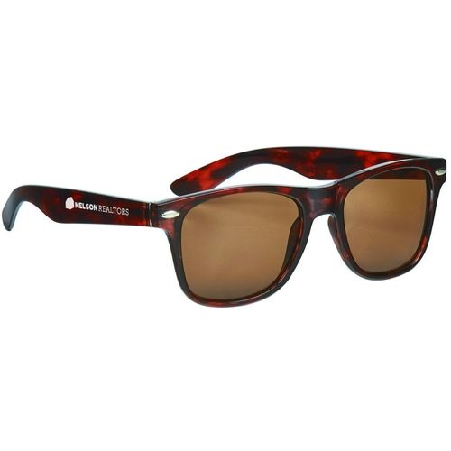 Custom Tortoise Shell Promotional Sunglasses