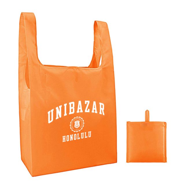 Custom Folding Grocery Tote - 15"w x 25"h x 3"d