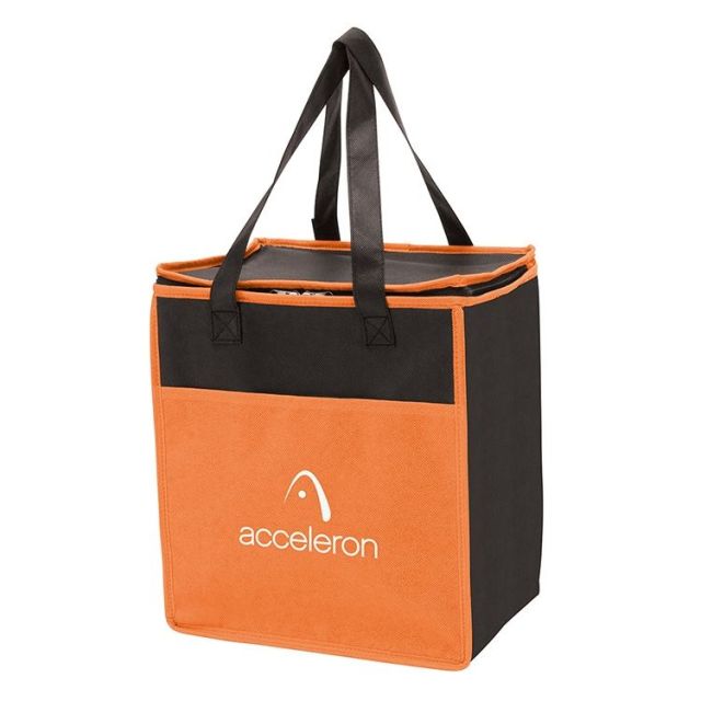 Custom Tote-It-All Colorful Logo Cooler Bag - 18 Can