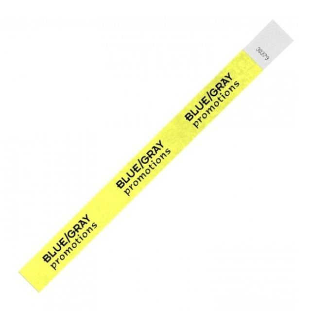 Tyvek Custom Wristband - 1"