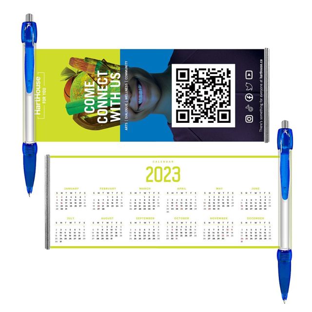 Full Color Custom Plastic Broadcast Banner Pen