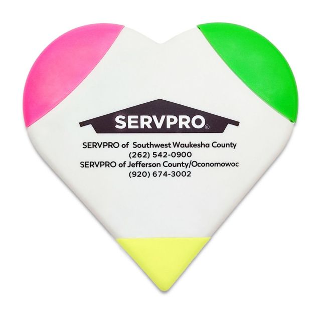 Custom Heart Shaped 3 in 1 Highlighter