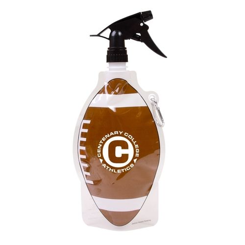 Spray Top Custom Water Bottle - Football - 16 oz.