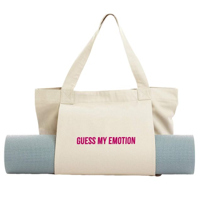 Full Color Custom Canvas Yoga Tote - 18''w x 14''h x 5''d