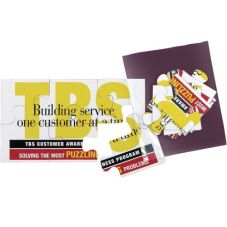 Jumbo Business Card Puzzle Promotional Magnet - 4.75" w x 2.75" h
