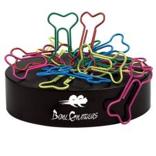 Custom Magnetic Paper Clip Sculpture Paperweight - Bones