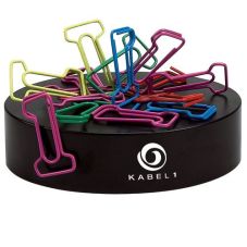 Promotional Magnetic Paperweight Sculpture Block with Fun Shaped Paper Clips - #1