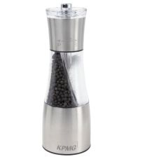 Stainless Steel Duo Custom Salt & Pepper Mill - 7.5"