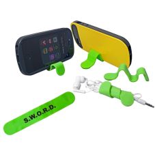 2-in-1 Magnetic Cord Wrap Custom Cell Phone Stand