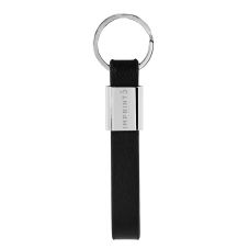 Custom Deluxe Metal Leatherette Keychain