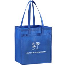 Custom Deluxe Promotional Grocery Tote - 13"w x 15"h x 8"d