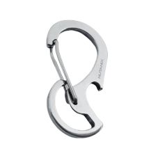 B Shape Keychain Custom Carabiner w/ Bottle Opener