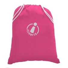 Custom Everyday Cotton Logo Drawstring Backpacks - 14"w x 18"h