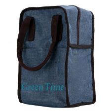 Custom Double Handle Lunch Insulated Box Bag - 7.09"w x 11.02"h x 6.30"d