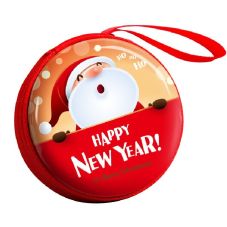 Christmas Decoration Custom Round Shaped Coin Purse