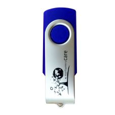 Rotating Clamps Metal Custom USB Flash Drive