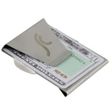 Custom Slim Double Sided Stainless Steel Money Clips Credit Card Holder