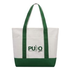Custom Heavyweight Canvas Tote Bag - 17.5"w x 13.5"h x 5"d