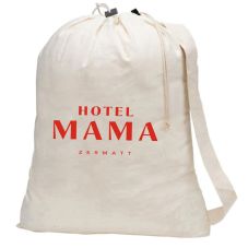 Custom Cotton Canvas Logo Laundry Bag - 22"w x 28"h