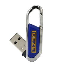 Carabiner Rotary Metal Custom USB Flash Drive