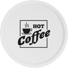 Custom Premium Rubber Round Coasters  - 3.5" dia