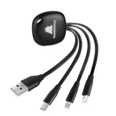 Custom Light Up Logo 3-in-1 Charging Cable