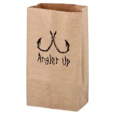 Custom Kraft Paper Nail & Coin Bags - 5.9"W x 10.6"H x 3.5"D