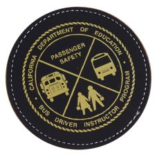 Custom PU Leather Round Coaster