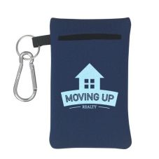 Custom Neoprene Electronics Pouch w/ Carabiner